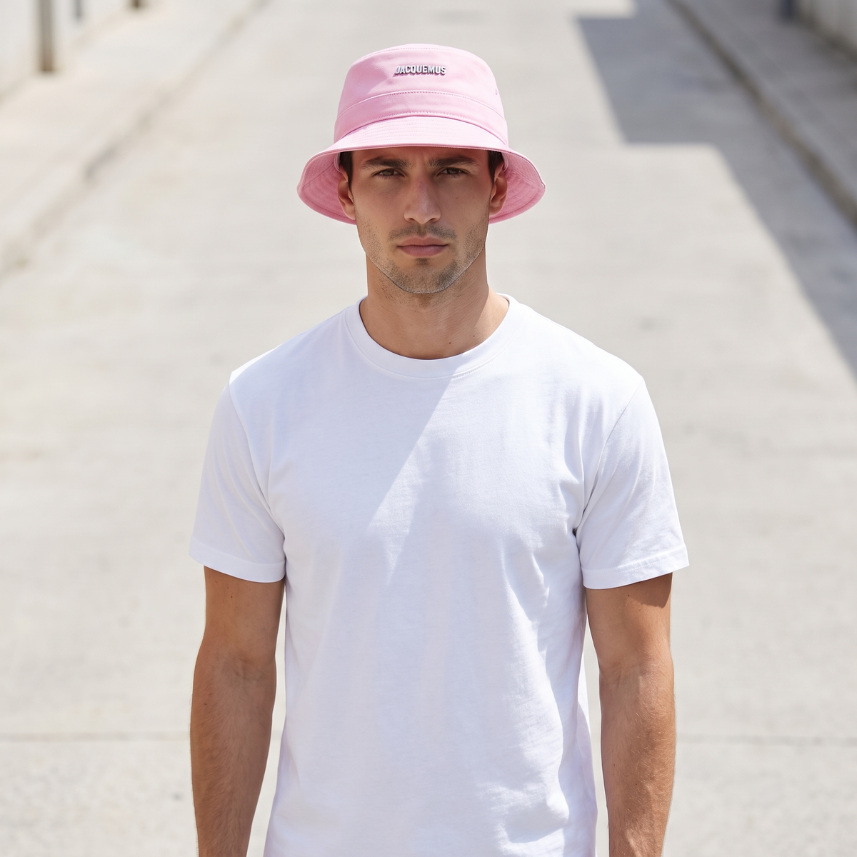 Le Bob Gadjo Jacquemus Light Pink – porté – ambiance