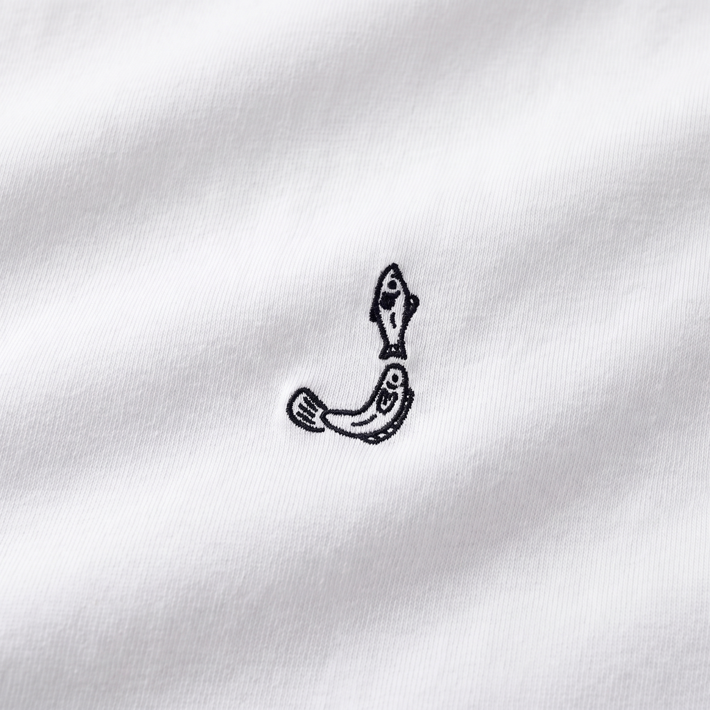 Le t-shirt Merù Jacquemus – détail du logo