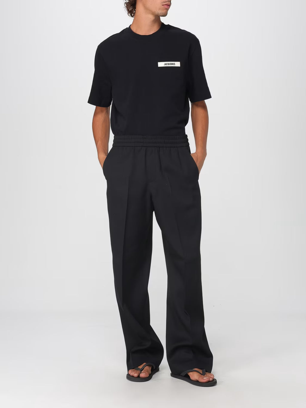 Le t-shirt Gros Grain Jacquemus Black — vue 4