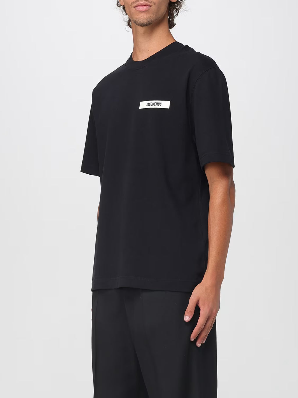 Le t-shirt Gros Grain Jacquemus Black — vue 3