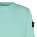 Sweat Badge bleu aqua