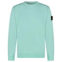 Sweat Badge bleu aqua