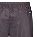 Short de bain noir avec logo en caoutchouc noir