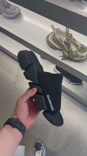 Balenciaga Speed Knit Slides Black