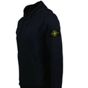 Sweat à capuche en coton bleu marine